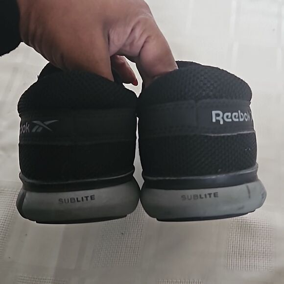 Reebok Men's Sublite Cushion Athletic Work Safety Shoes 4W 6.5 Black - Picture 7 of 16